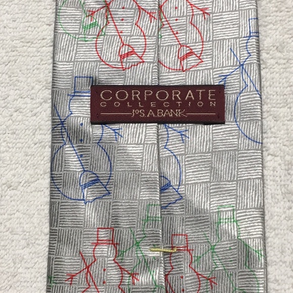 Jos. A. Banks Silver Christmas Snowman Nec… - Picture 2 of 6